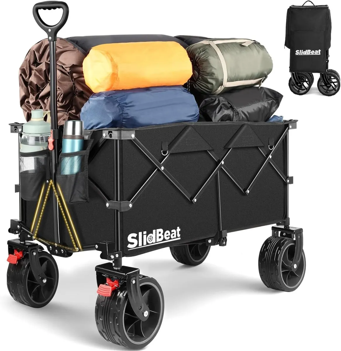 Camping Trolley on Big Universal Wheels Beach - Image 1