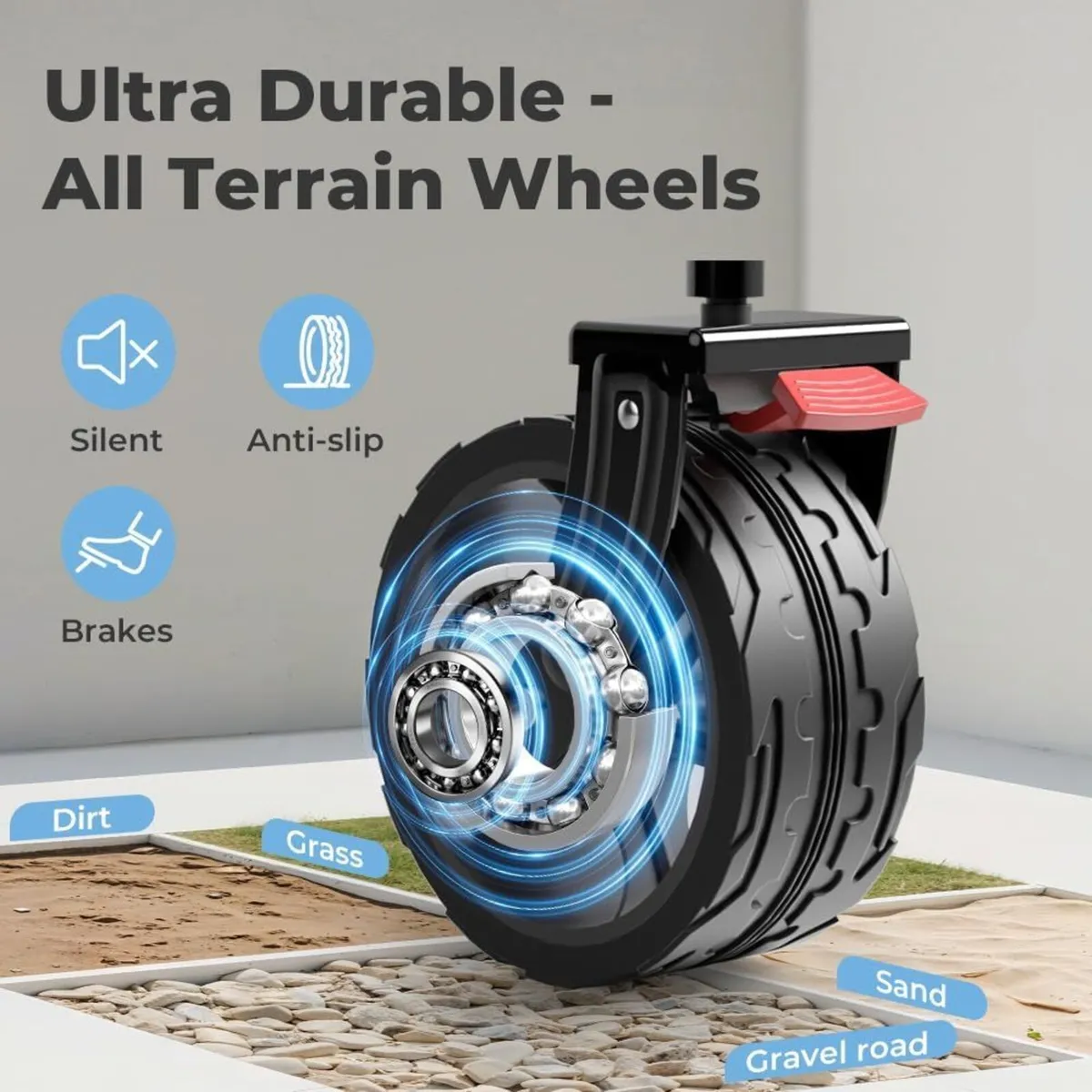 200kg Festival Trolley on Wheels Camping Heavy - Image 3