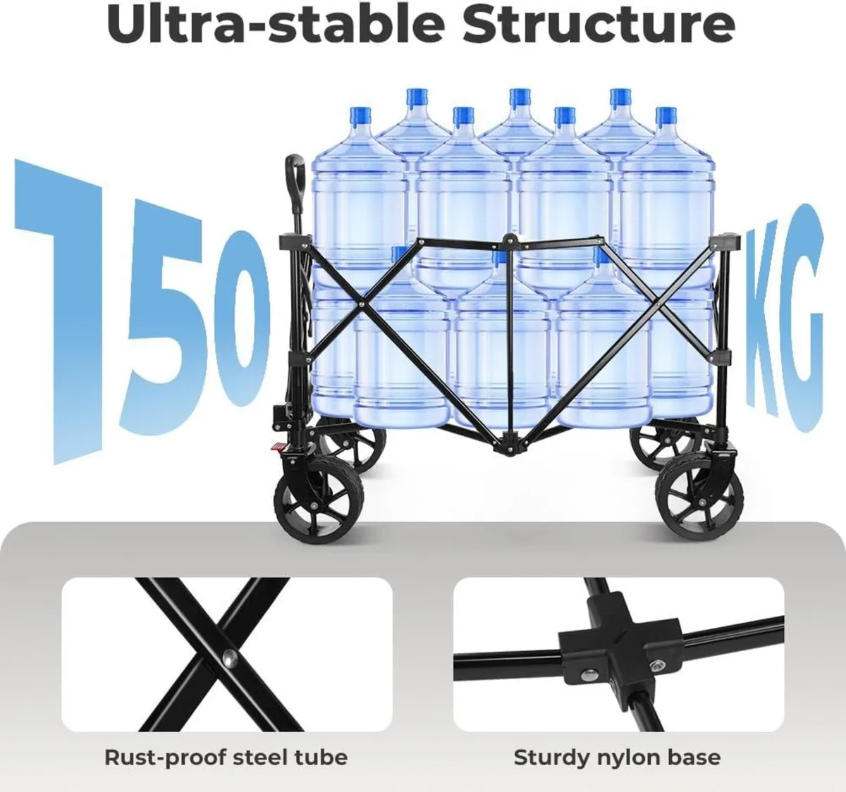 200kg Festival Trolley on Wheels Camping Heavy - Image 4