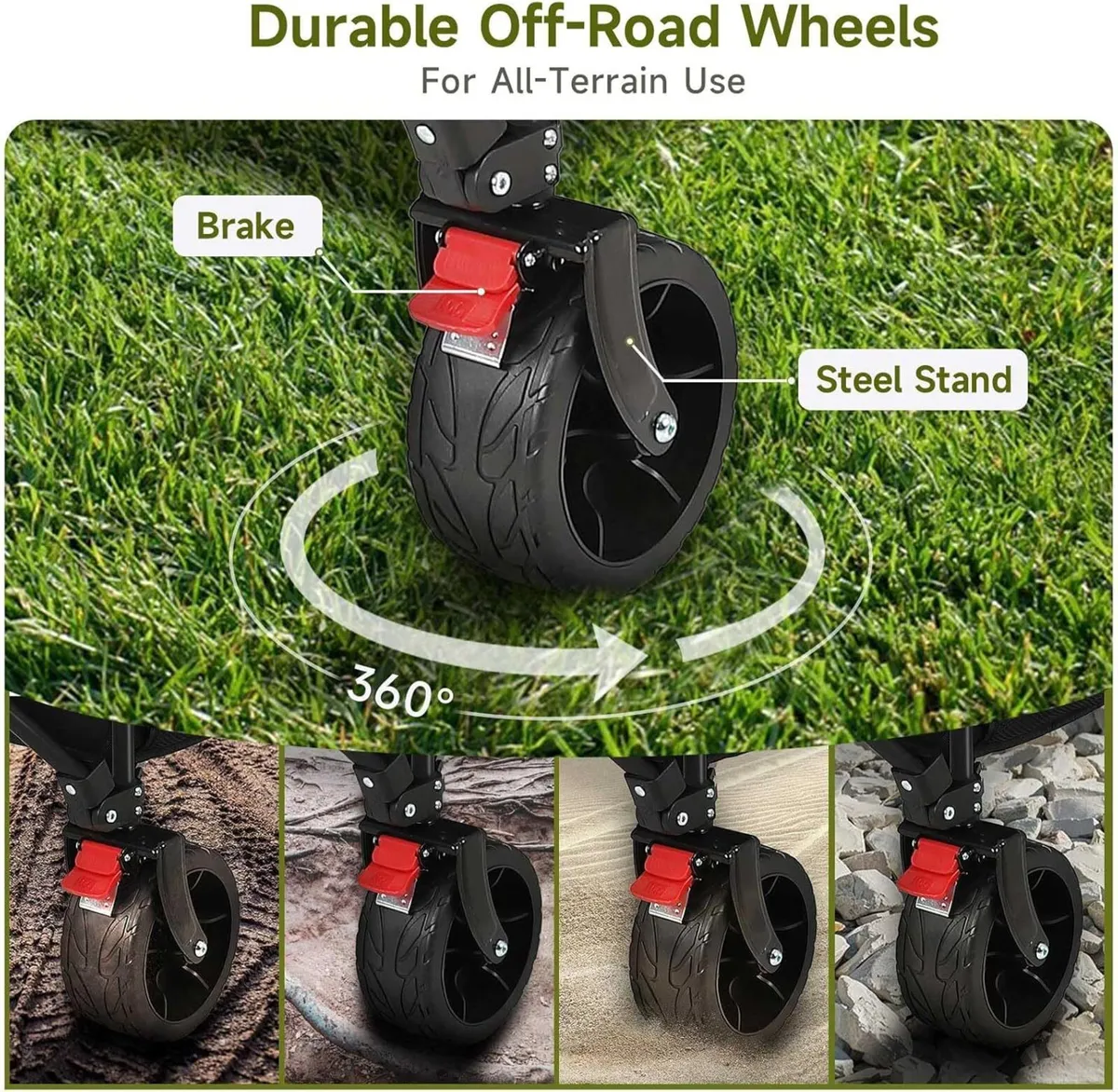 Festival Trolley 200L Folding Cart 150kg Heavy - Image 4