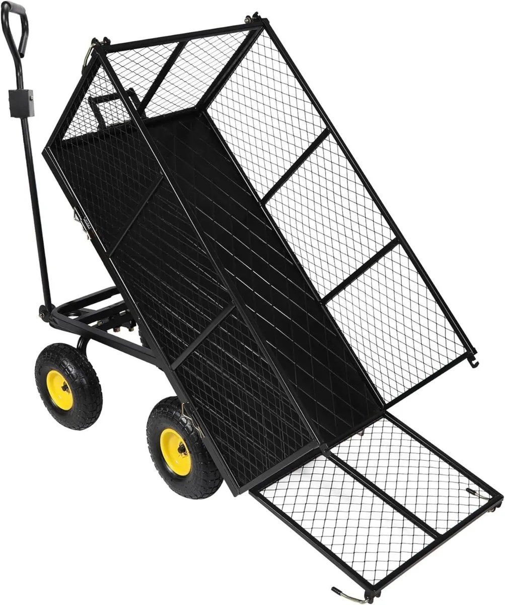 Oversized Garden Carts Wagon 800 Lbs Capacity - Image 1