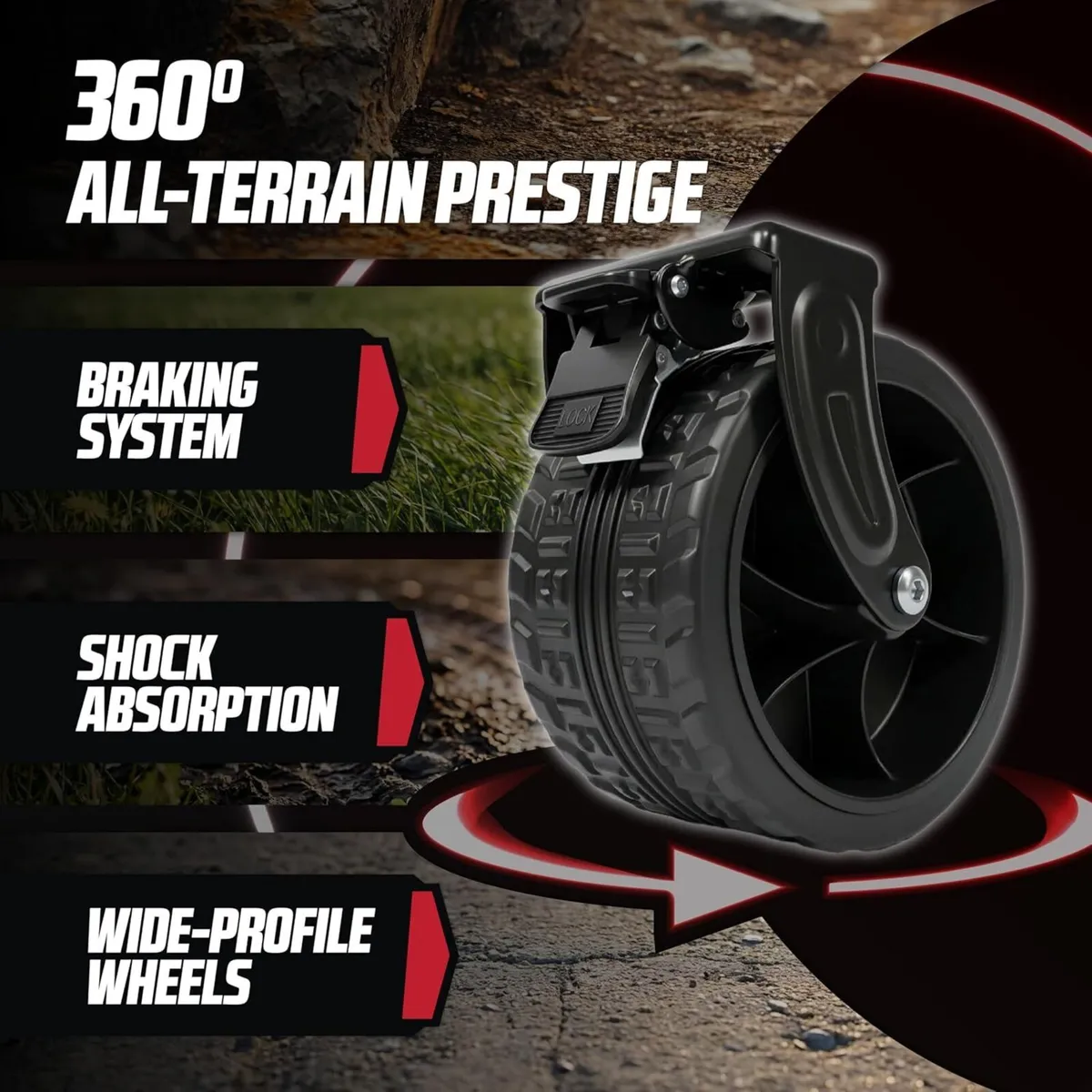 300L Festival Trolley on Wheels Folding Wagon - Image 3