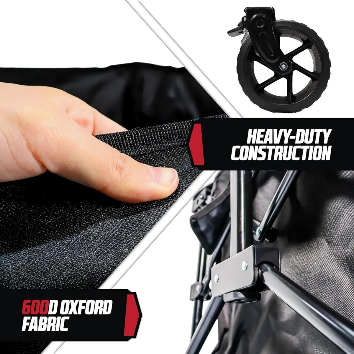 300L Festival Trolley on Wheels Folding Wagon - Image 4