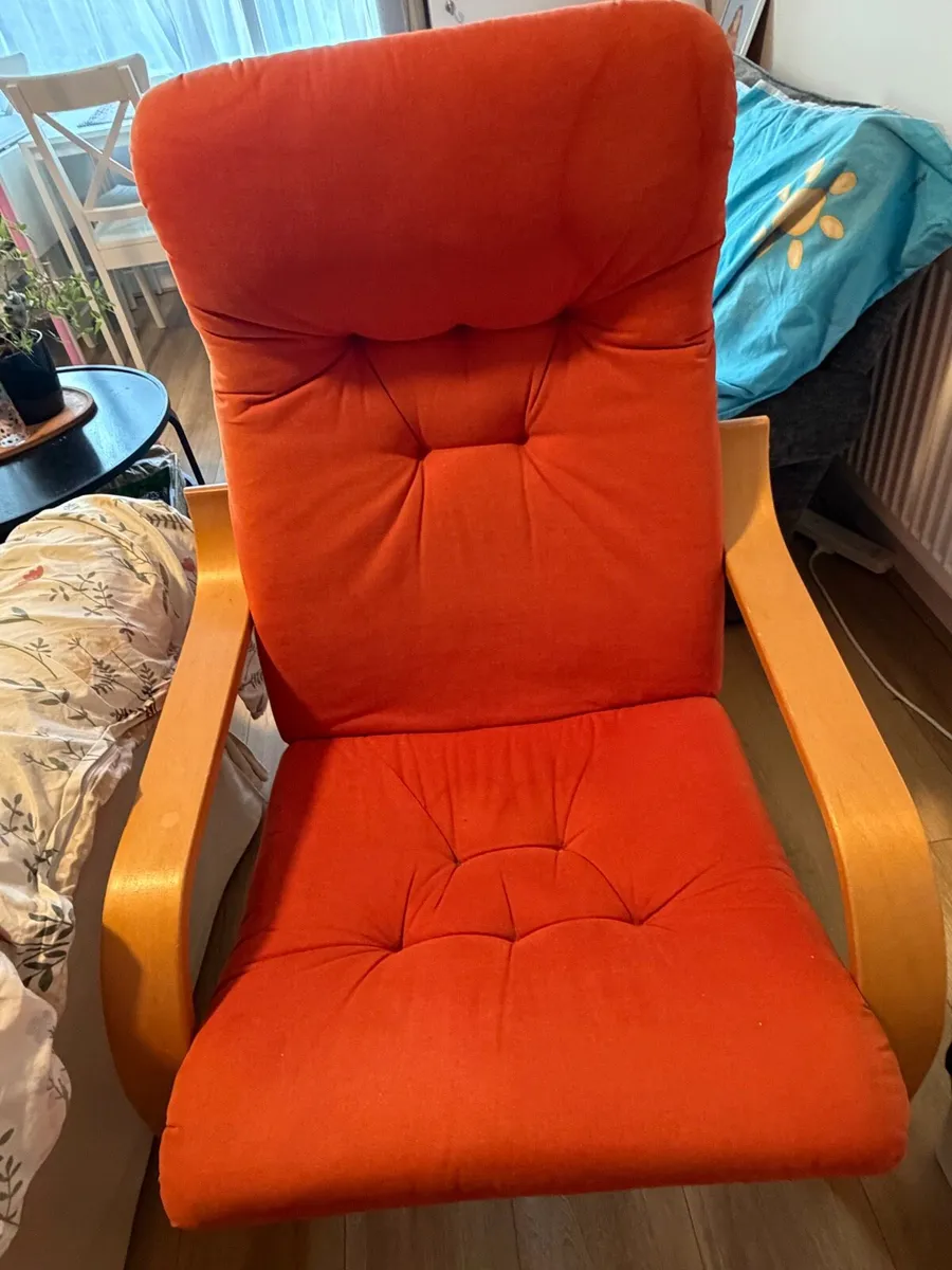 Ikea fabric armchair cushion chair seat - Image 3