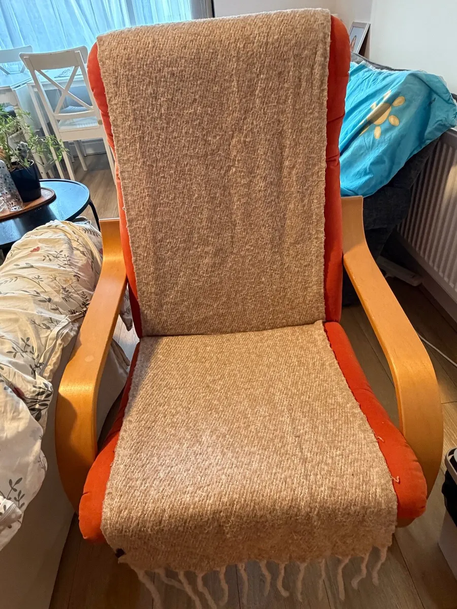 Ikea fabric armchair cushion chair seat - Image 1