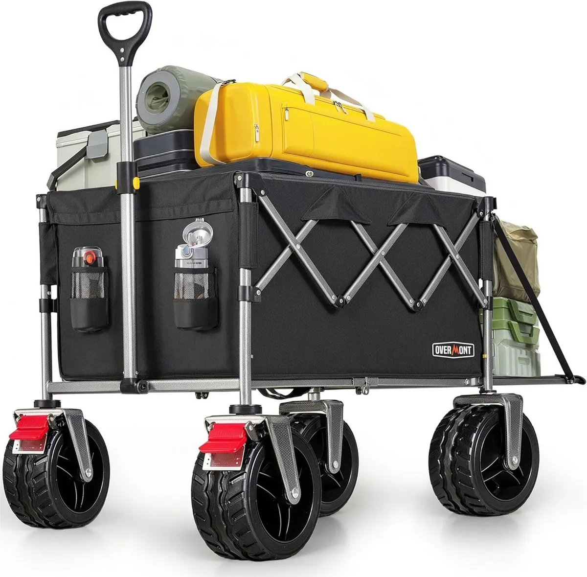 300L Folding Festival Trolley Cart - All-terrain - Image 1