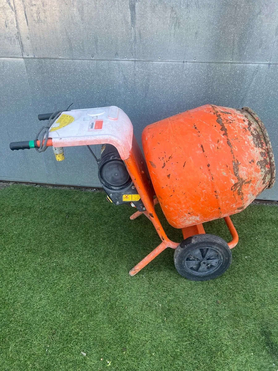 Electric Cement Mixer Belle 150 Mini Mix 110volt - Image 1