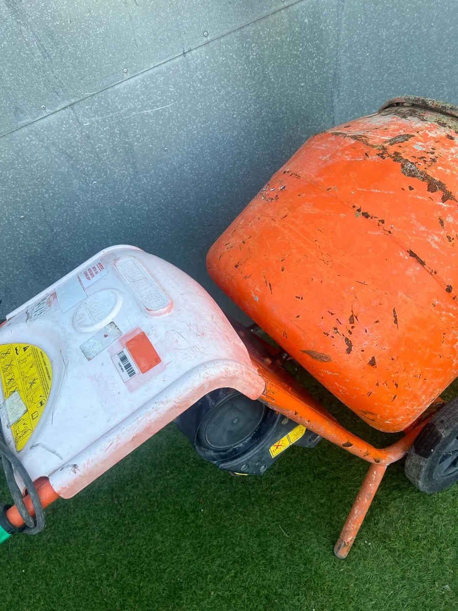 Electric Cement Mixer Belle 150 Mini Mix 110volt - Image 2