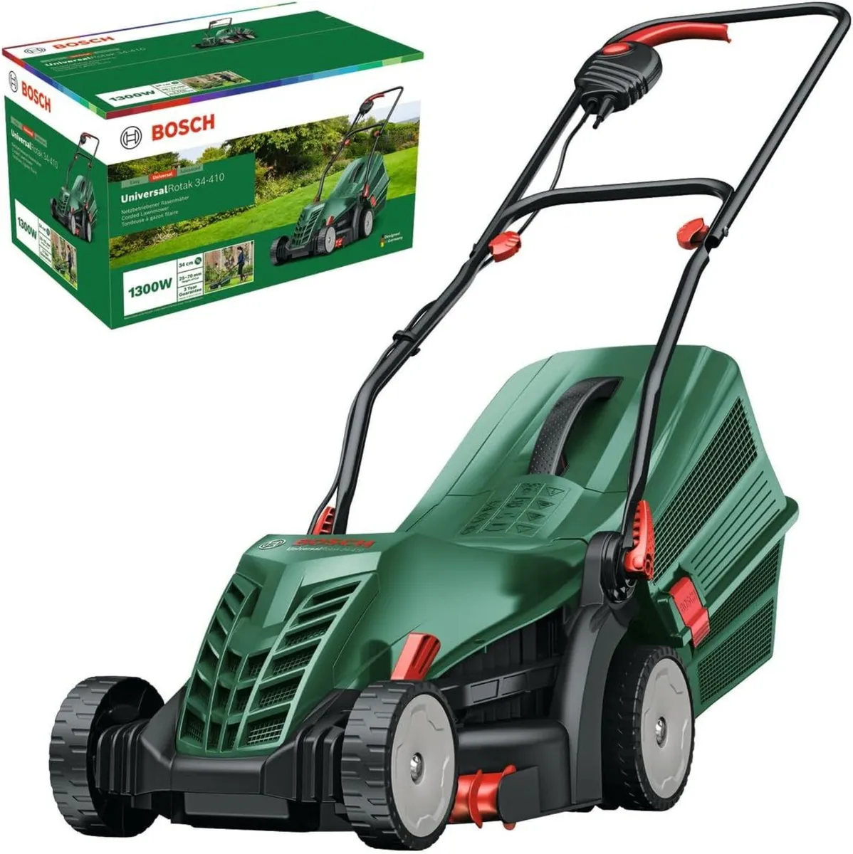Corded Lawnmower UniversalRotak 34-410 (230 V - Image 1