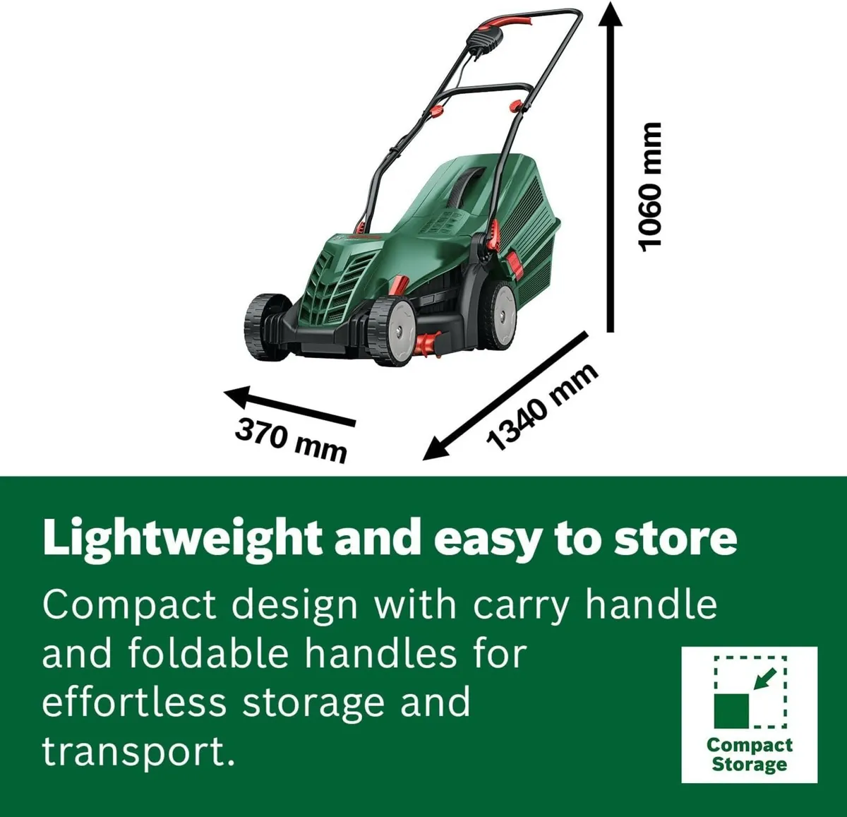 Corded Lawnmower UniversalRotak 34-410 (230 V - Image 2