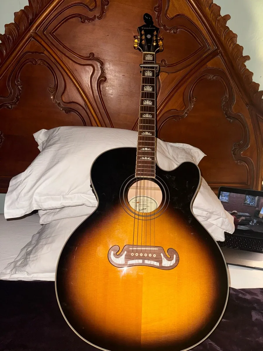 Epiphone Electric Acoustic Guitar - Image 1