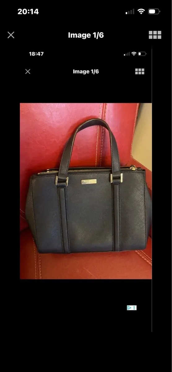 Kate Doade Leather Handbag - Image 1