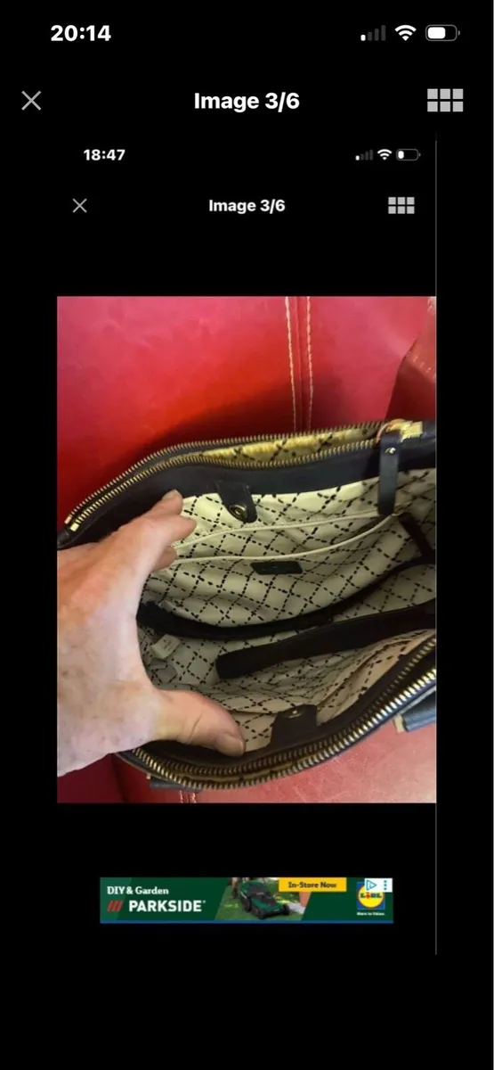 Kate Doade Leather Handbag - Image 3