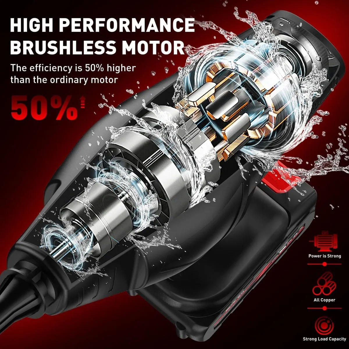 Cordless Pressure Washer with 18000mAh Battery - Image 2