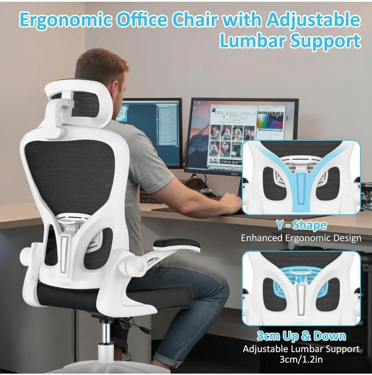 Stylish Ergonomic Office Chair - BRAND NEW - Image 1