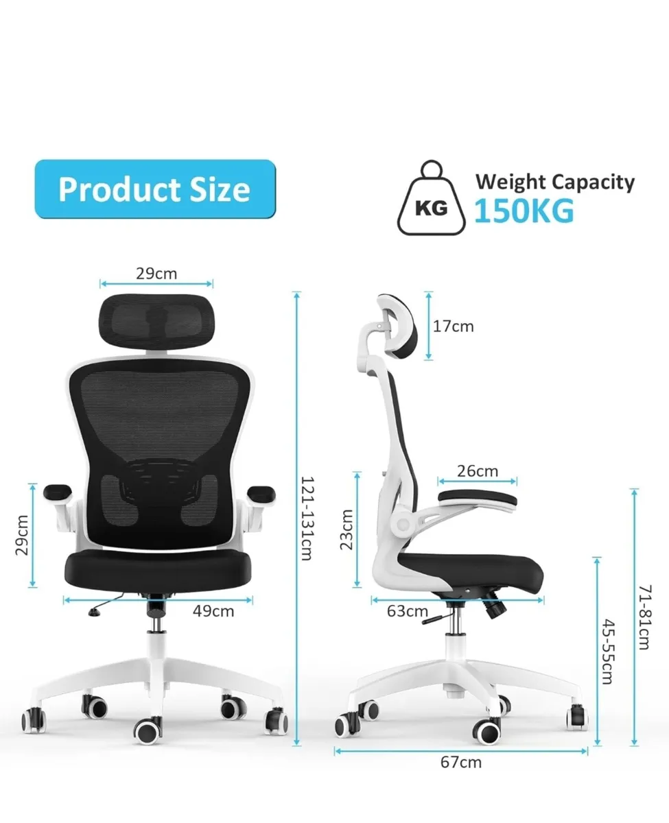 Stylish Ergonomic Office Chair - BRAND NEW - Image 2
