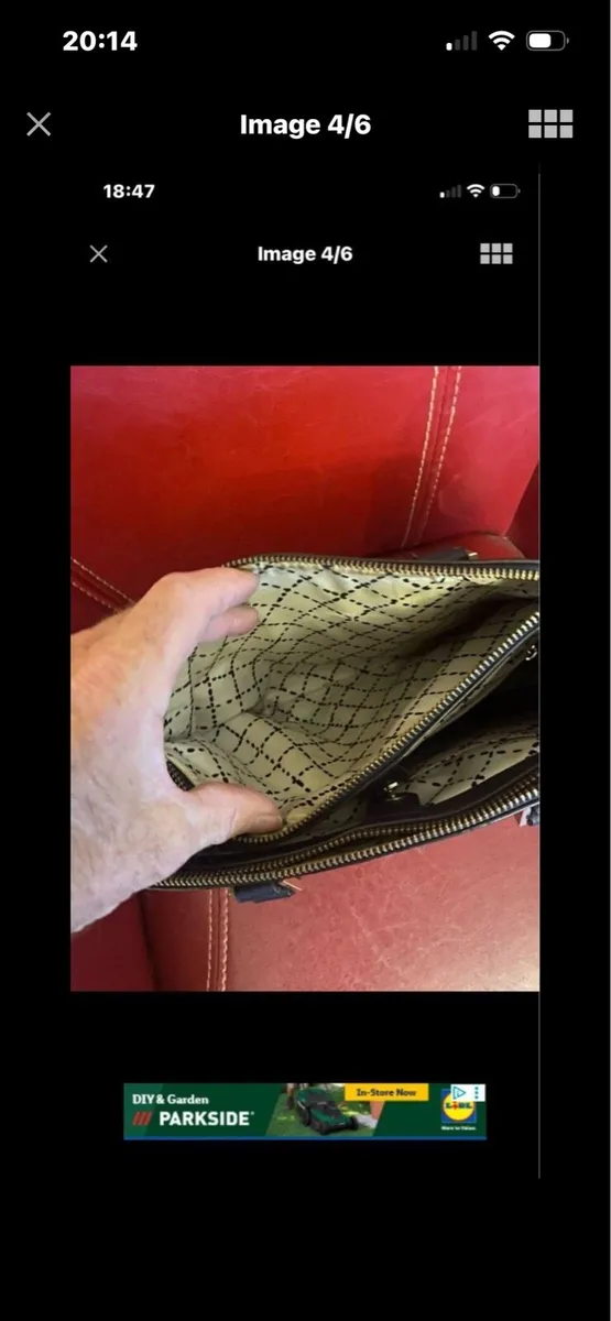 Kate Doade Leather Handbag - Image 4