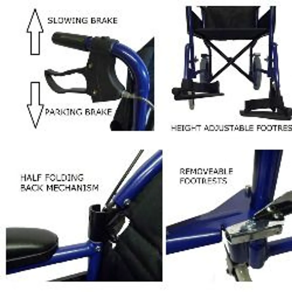 Wheelchair - Lightweight - Attendant-Propelled - Image 2