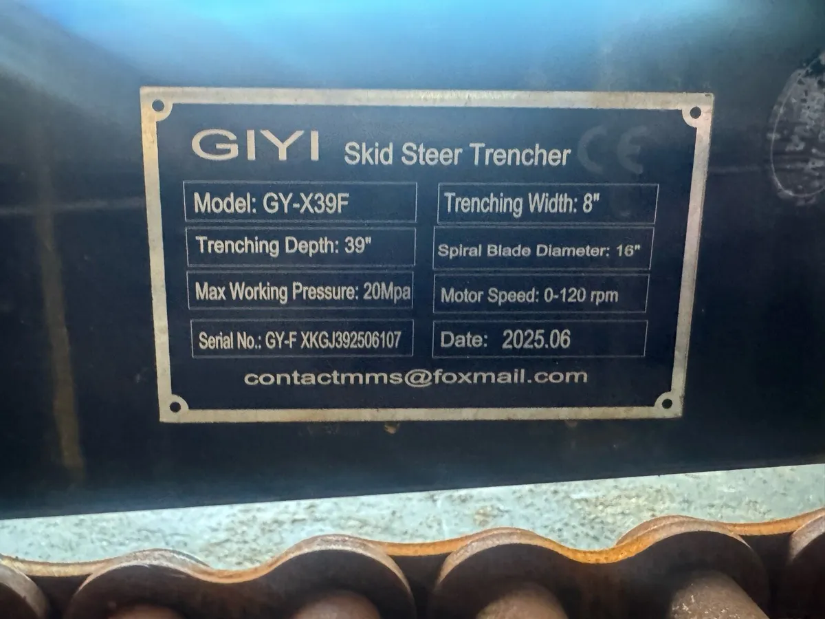 Skid steer attachments €750 unused - Image 2