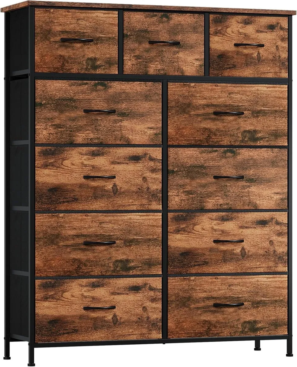 Tall Chest of Drawers for Bedroom with 11 Wide - Image 1