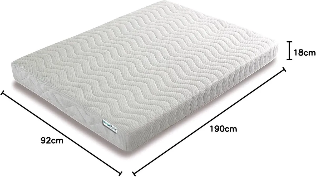 Premium Dual Foam Mattress - Single 20cm Thick - Image 2
