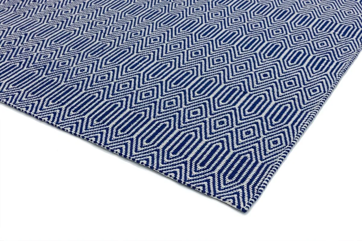 Geometric Ethnic Handmade Flatweave Cotton Wool - Image 3