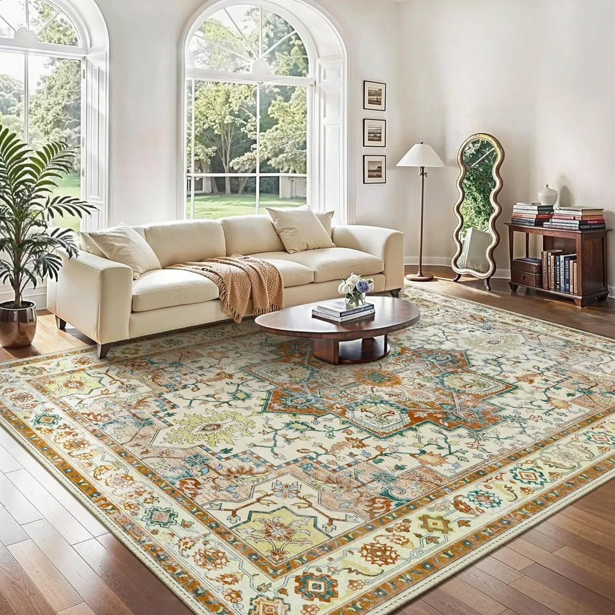 Large Washable Rugs for Living Room 200x290cm - Image 1