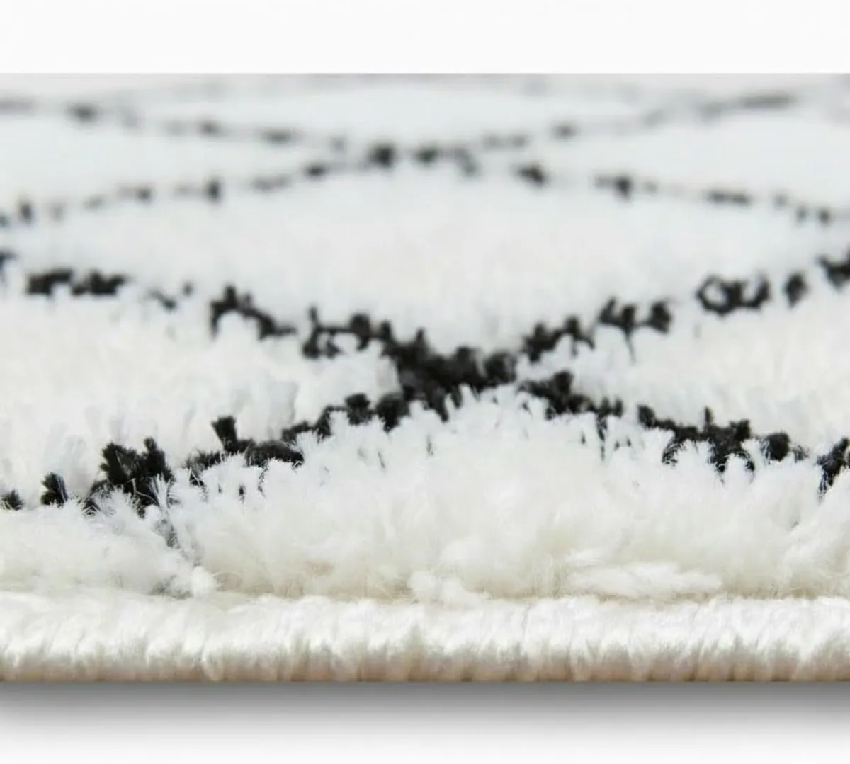 120 x 170 cm Living Room Rug Ivory Cream White - Image 4