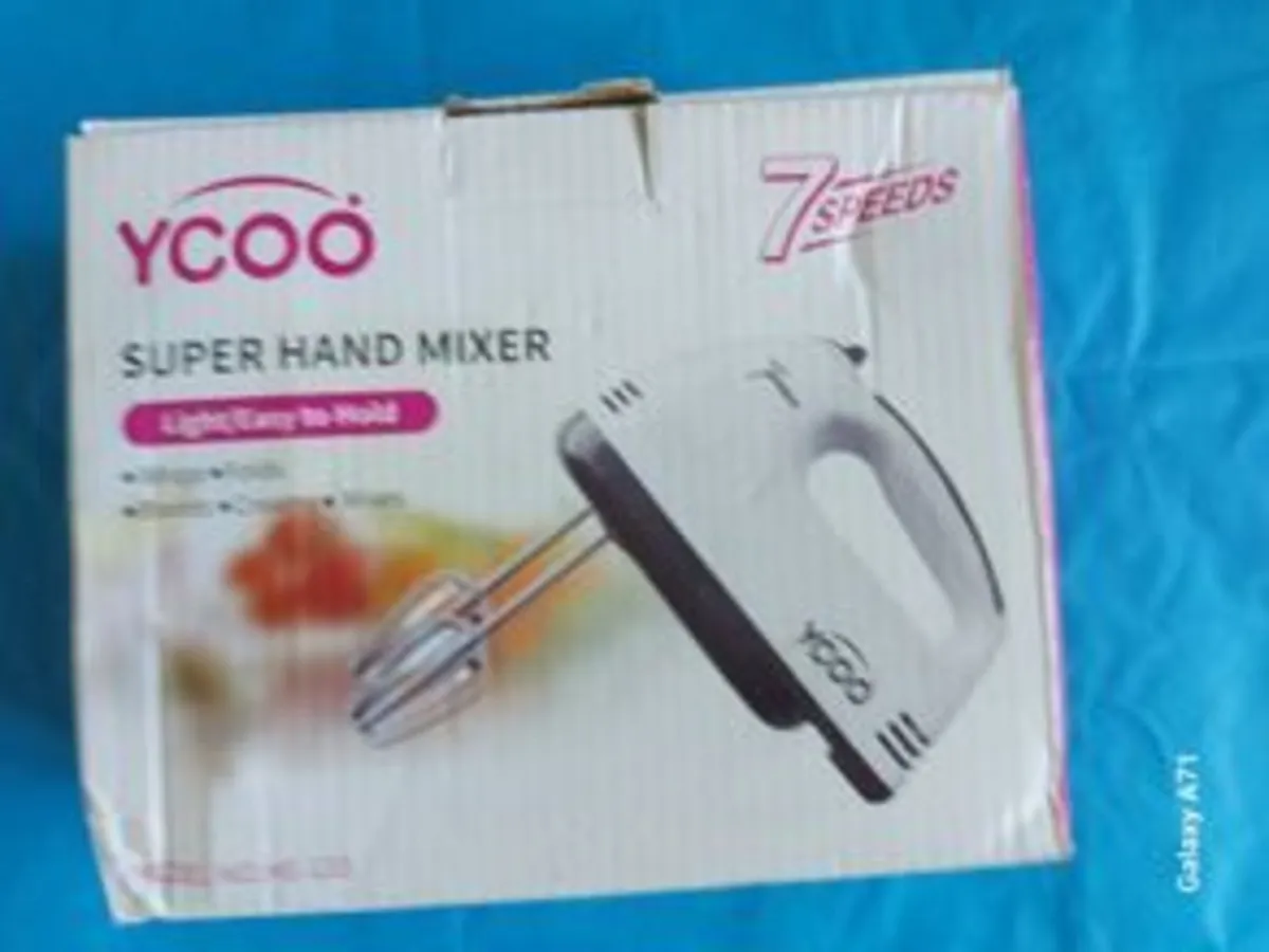 NEW YCOO Supper Hand Mixer, 7 Speeds