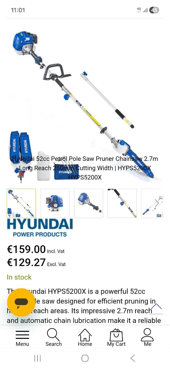 Pole saw 52ccpetrol - Image 2