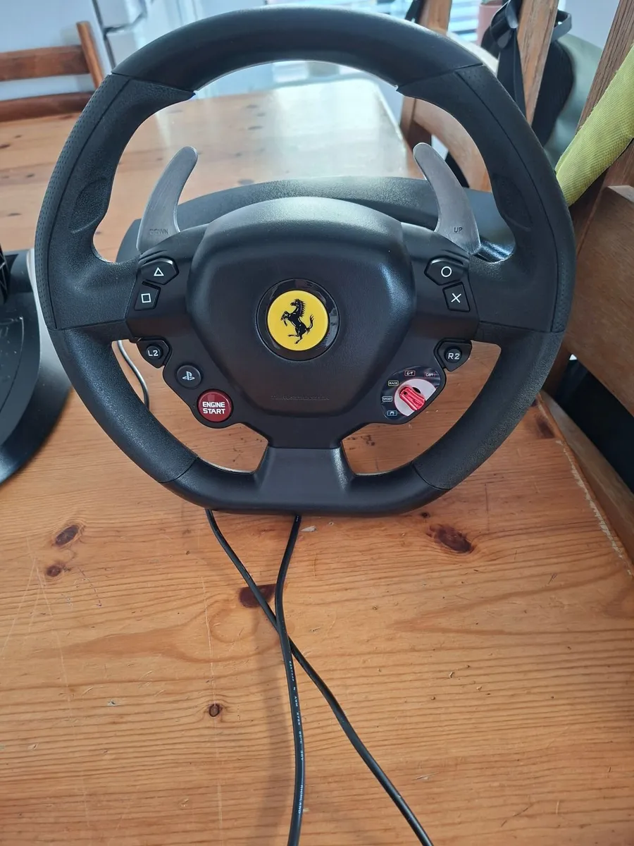 Thrustmaster T98 Ferrari 296 GTB Racing Wheel & Pe - Image 1