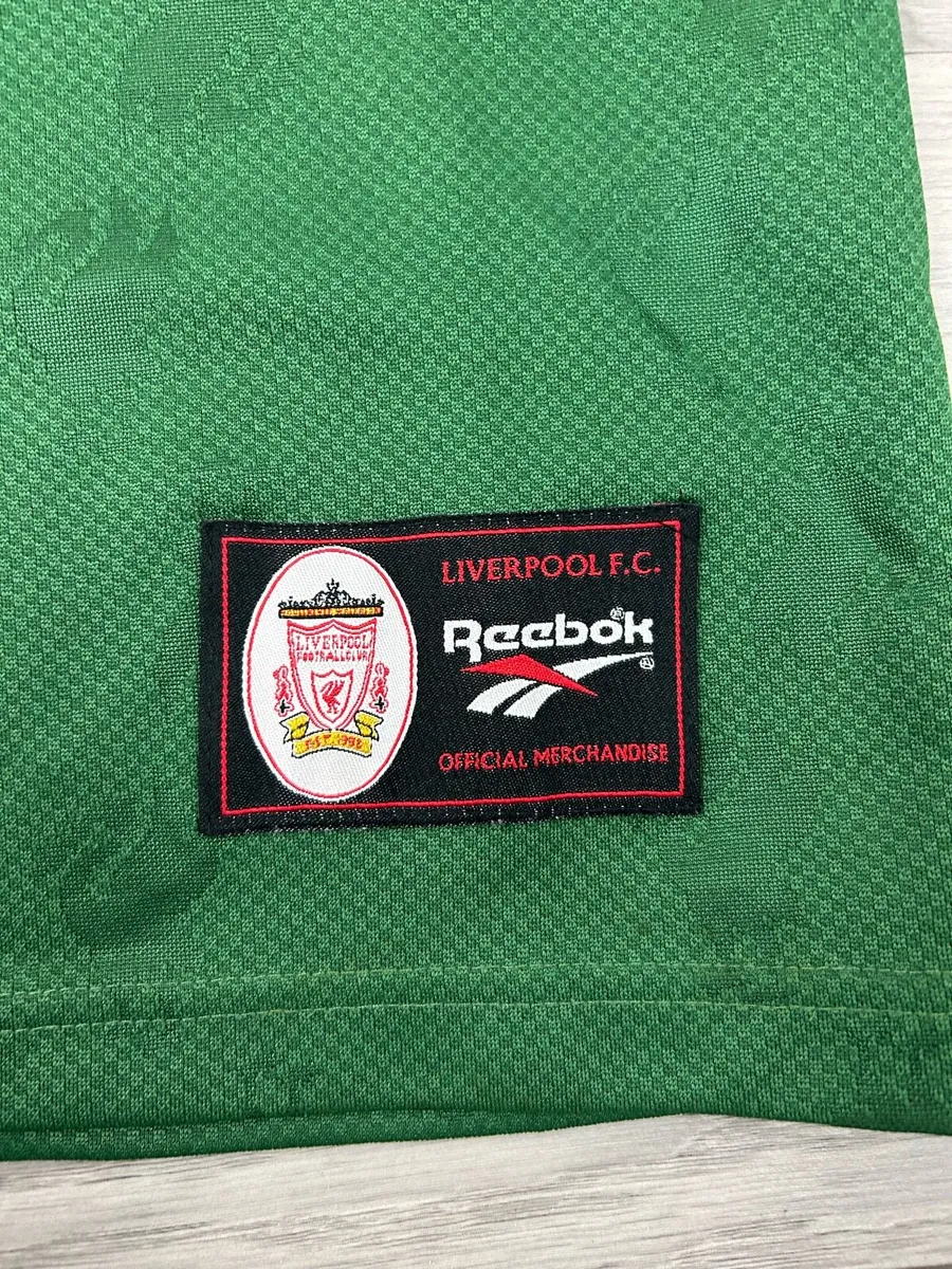 Vintage 1996 Reebok Liverpool GK Goalkeeper Jersey - Image 3
