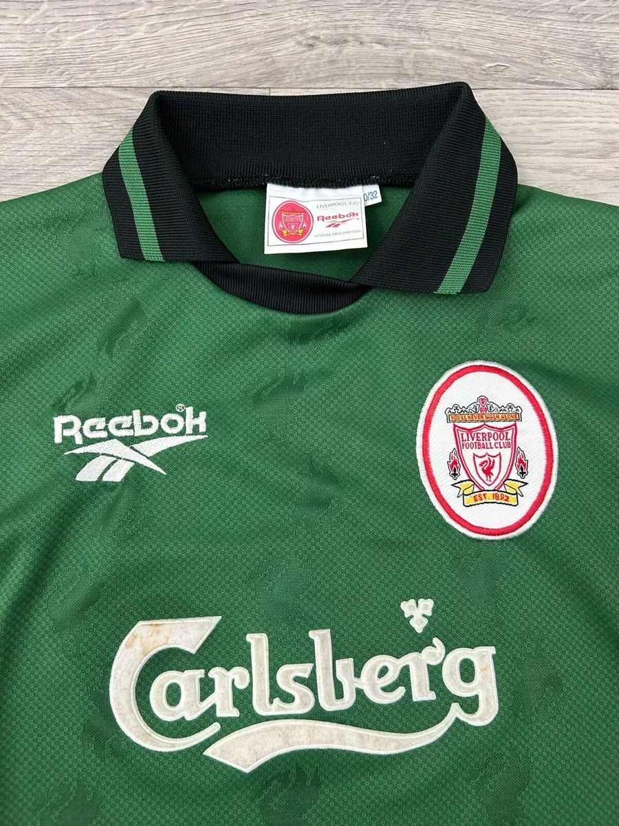 Vintage 1996 Reebok Liverpool GK Goalkeeper Jersey - Image 4