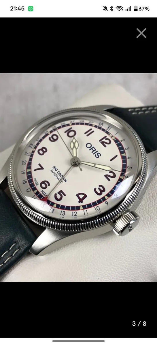 Oris Big Crown Pointer Date Hank Aaron LE – Unworn - Image 4