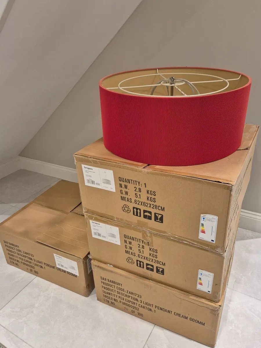 Zaragoza 3 Light Pendant 600MM - Image 4