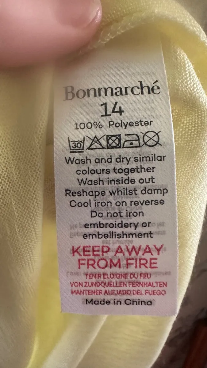 Womens yellow top - Image 2