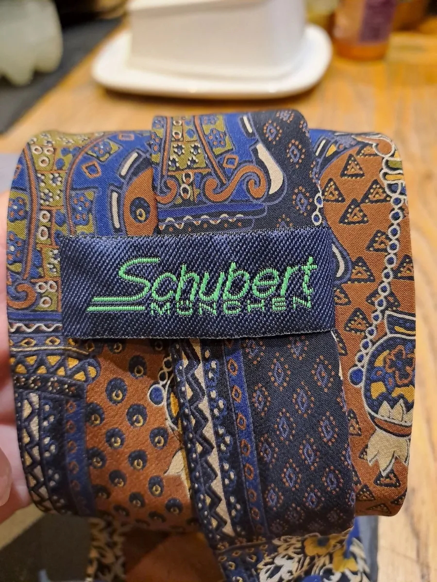 Vintage Silk Tie – Schubert München - Image 4