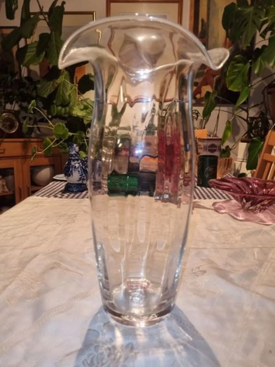 Spiegelau big vase, flounce type. - Image 1