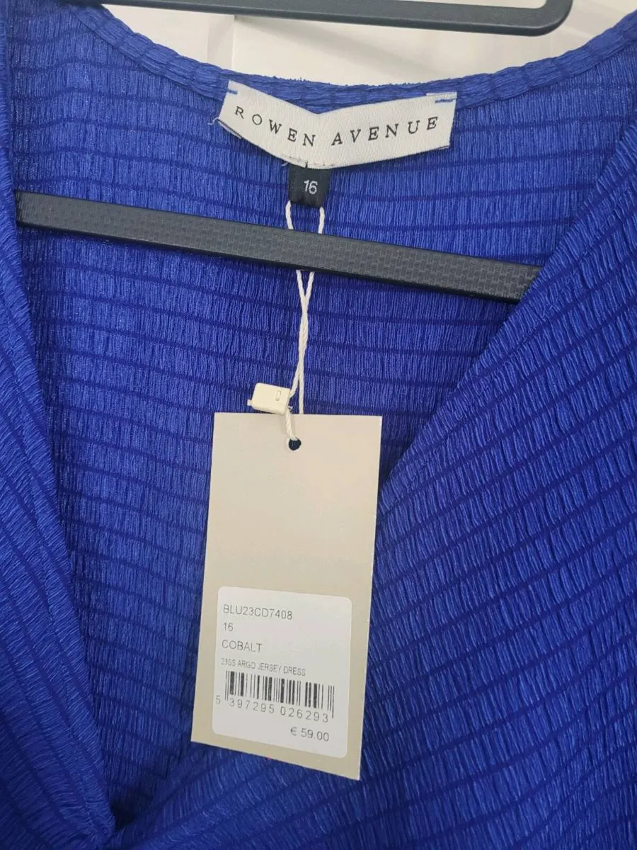 Size 16 Rowen avenue Blue dress - Image 4
