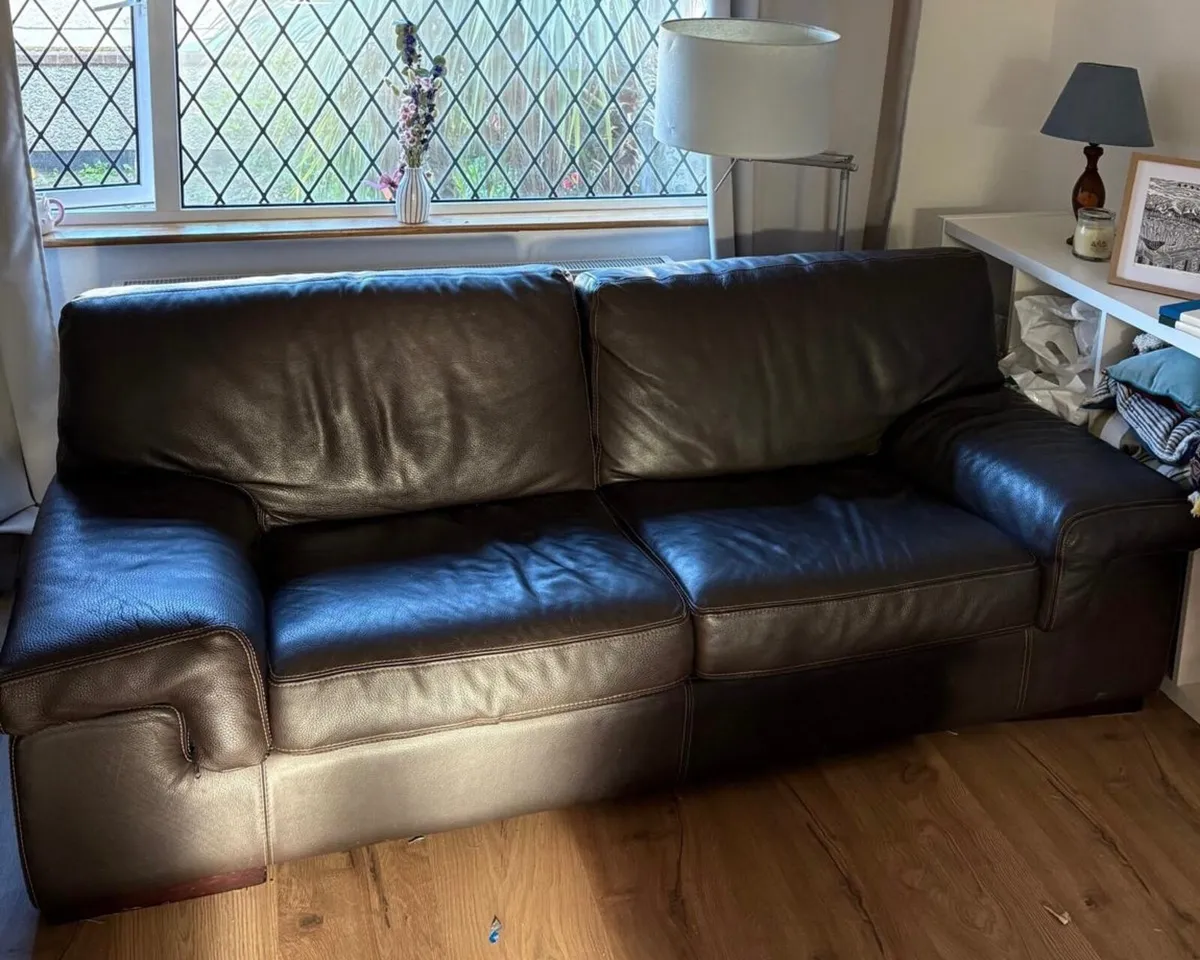 Two Sofas - Leather - Image 1