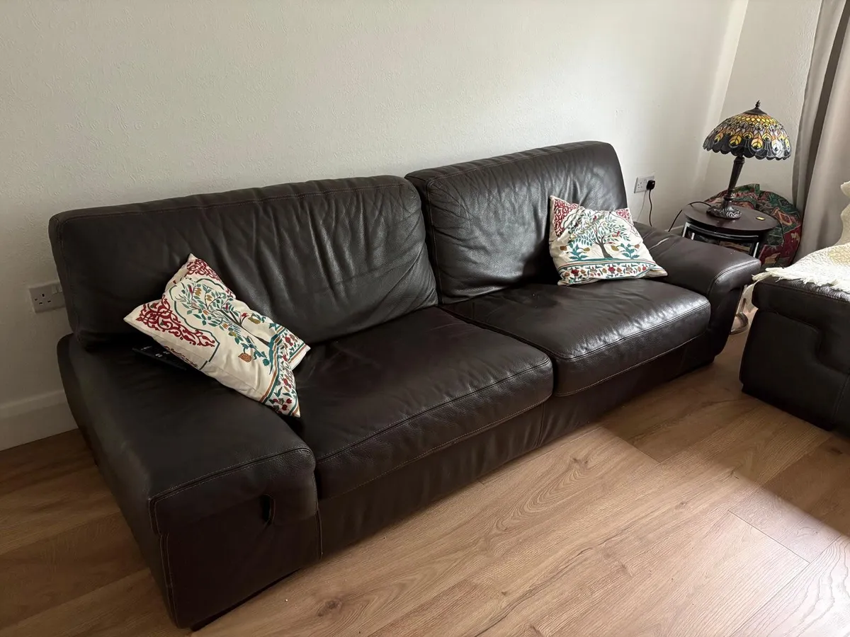 Two Sofas - Leather - Image 2
