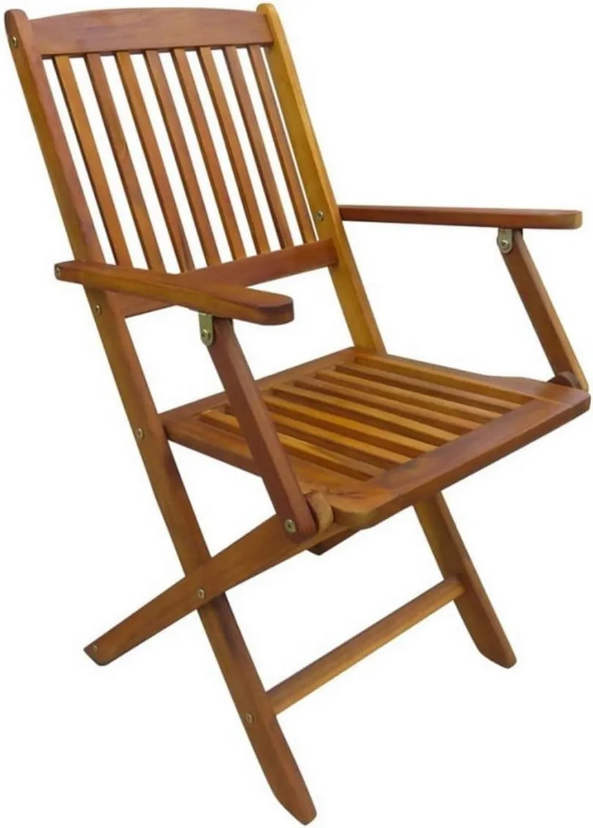 New Furniture Set 5 Pieces Acacia - Image 3