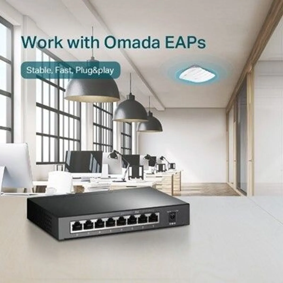 8-Port Gigabit Desktop Switch with 4-Port PoE - Image 4