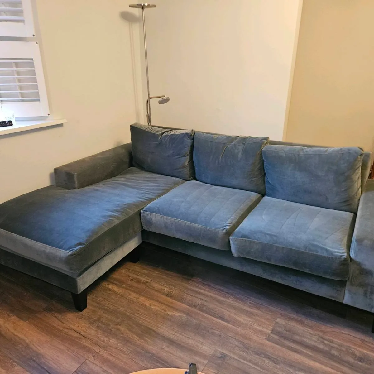 Velvet Sofa - Image 1