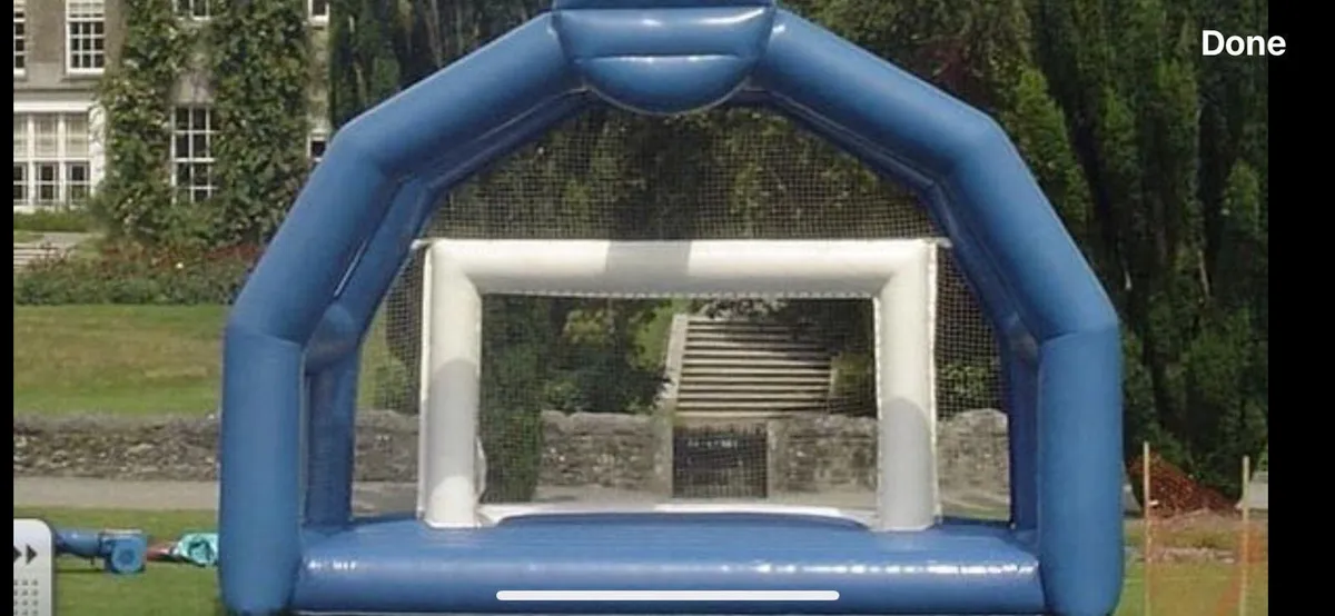 4x Football themed bouncy castles - Image 3