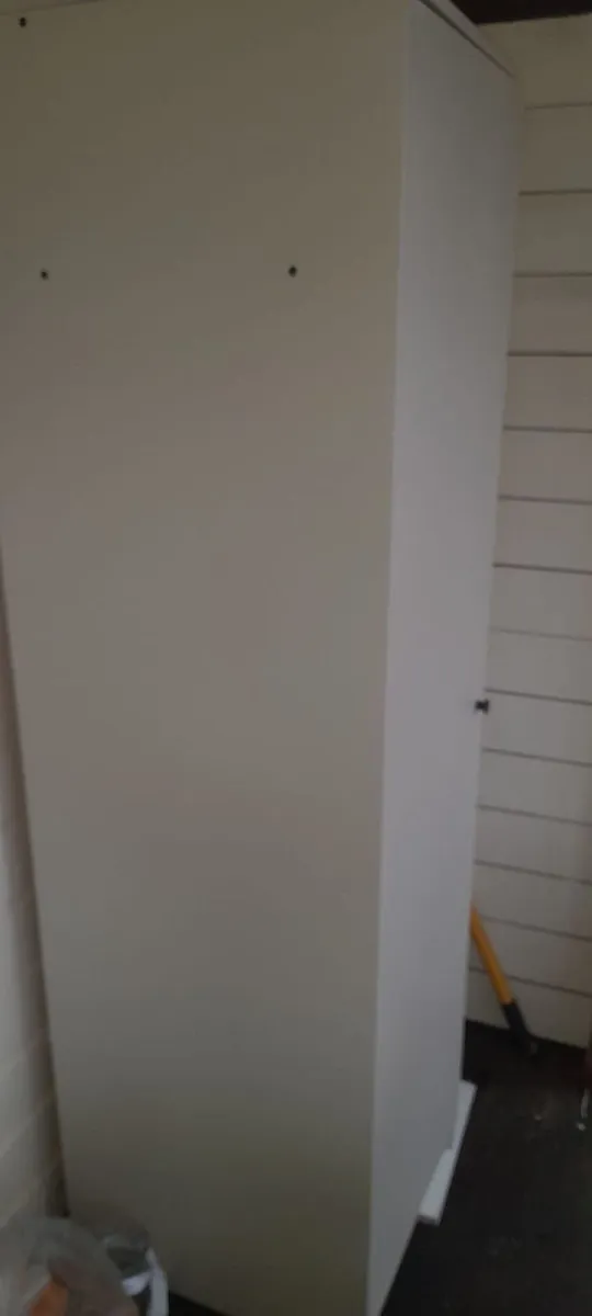 White Wooden wardrobe - Image 2
