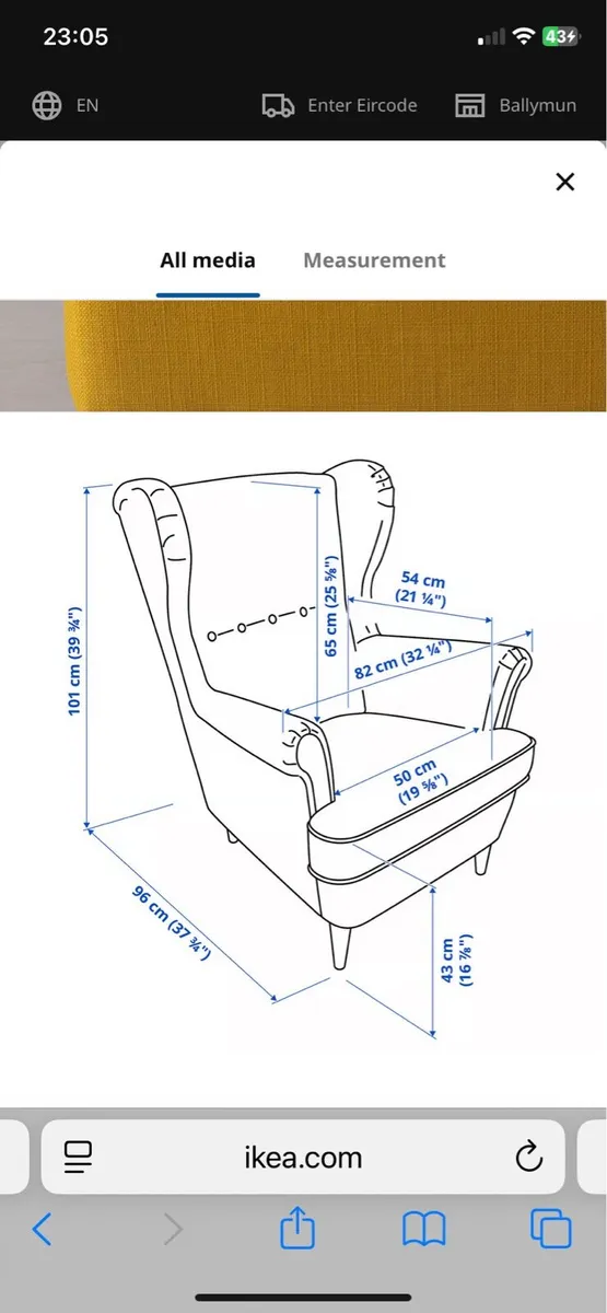 Armchair with footstool - Image 2