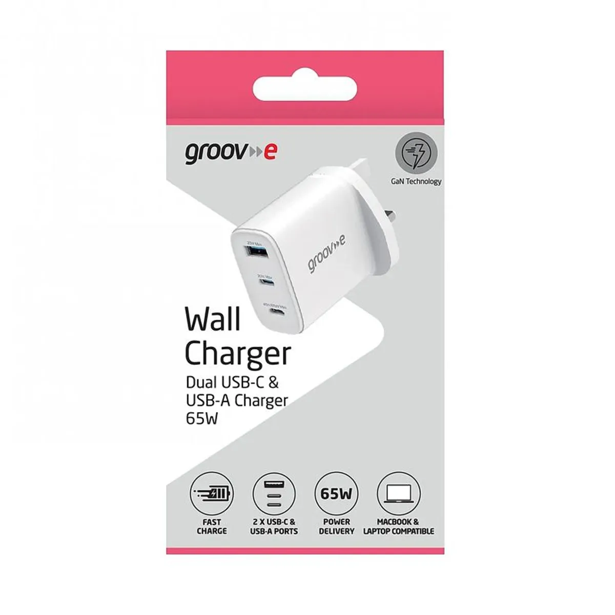 Dual USB-C & USB-A Charger 65W Phone Charger - Image 1
