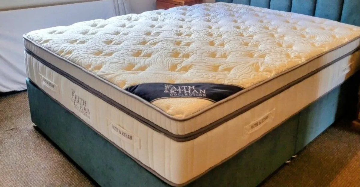 Brand new KING firm mattress, base not included - Image 1