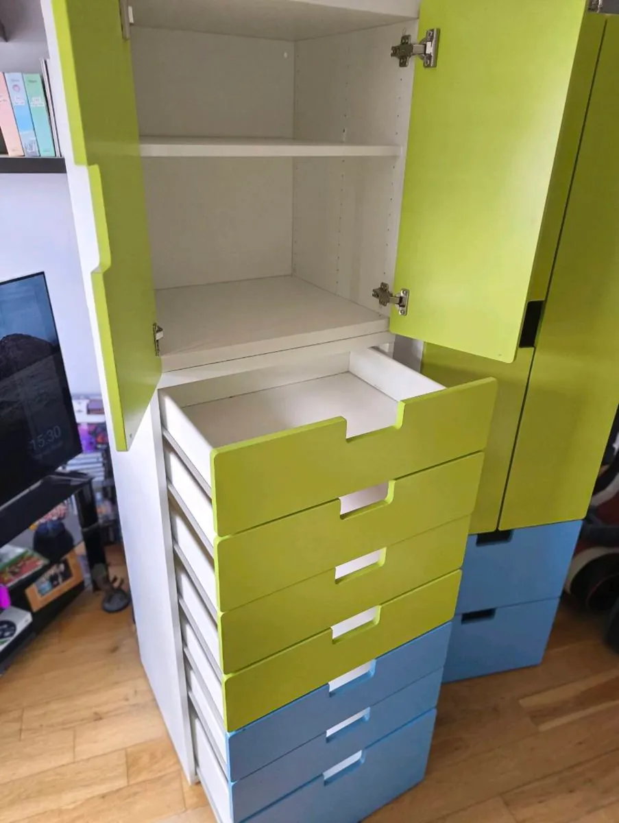 Matching set of IKEA Stuva kids furniture - Image 4